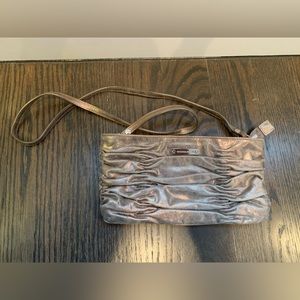 Michael Kors Cross Body Purse in Pewter.